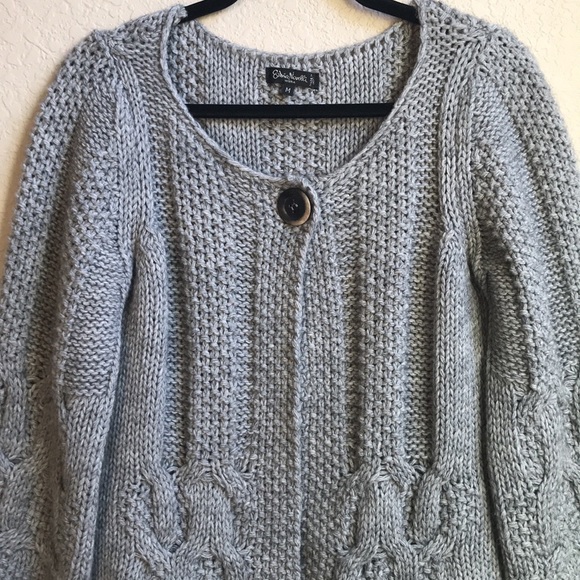 Shina Novelli Noba Italian Alpaca Wool Cable Sweater - Picture 2 of 9